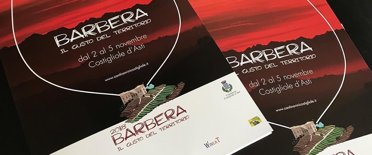 Barbera gusto del territorio 2018: il programma e gli eventi.