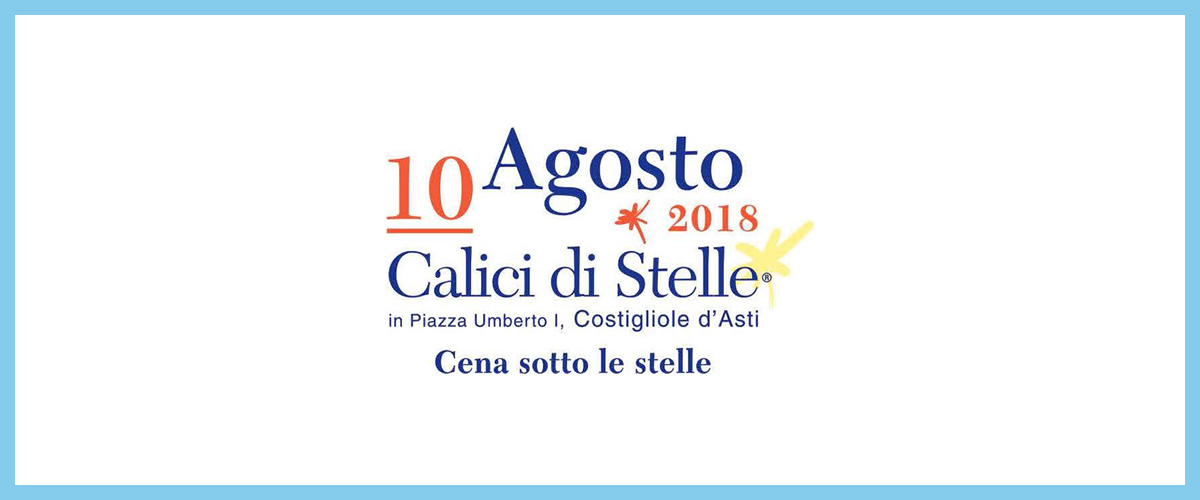 Costigliole d’Asti brinda all’estate con ”Calici di Stelle”.